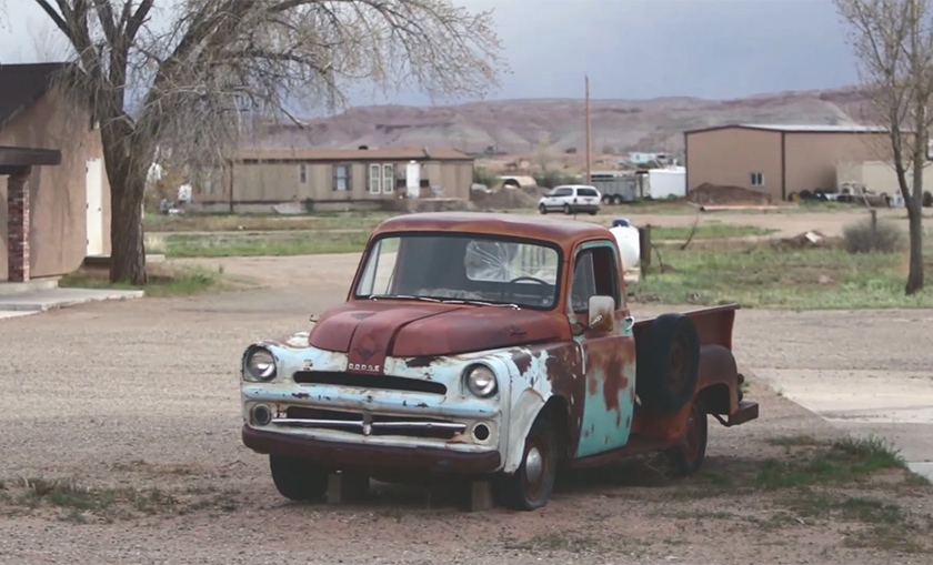 An old truck in Glen Canyon.