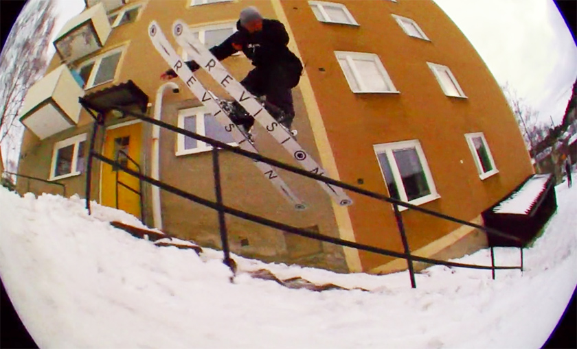 Revision Skis' Reviboyz shred in Trondheim, Norway.