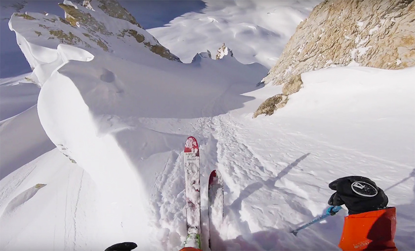 Adria Millan stands on top of a line while filming for South Lines Episode 3.