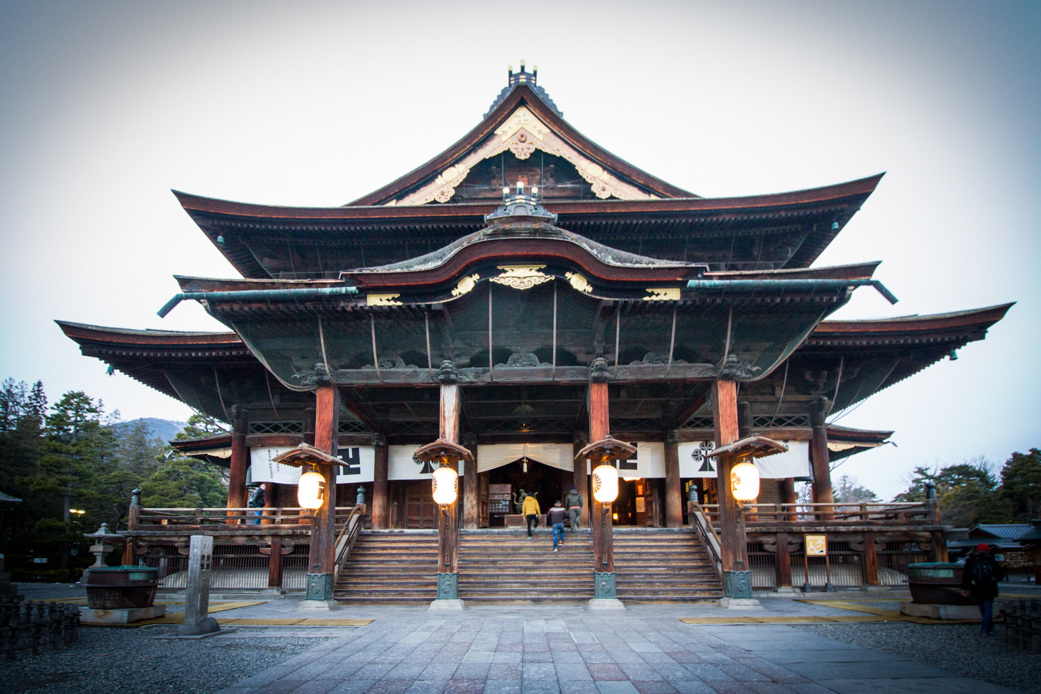 Zenko-ji temple in Nagano, Japan.
