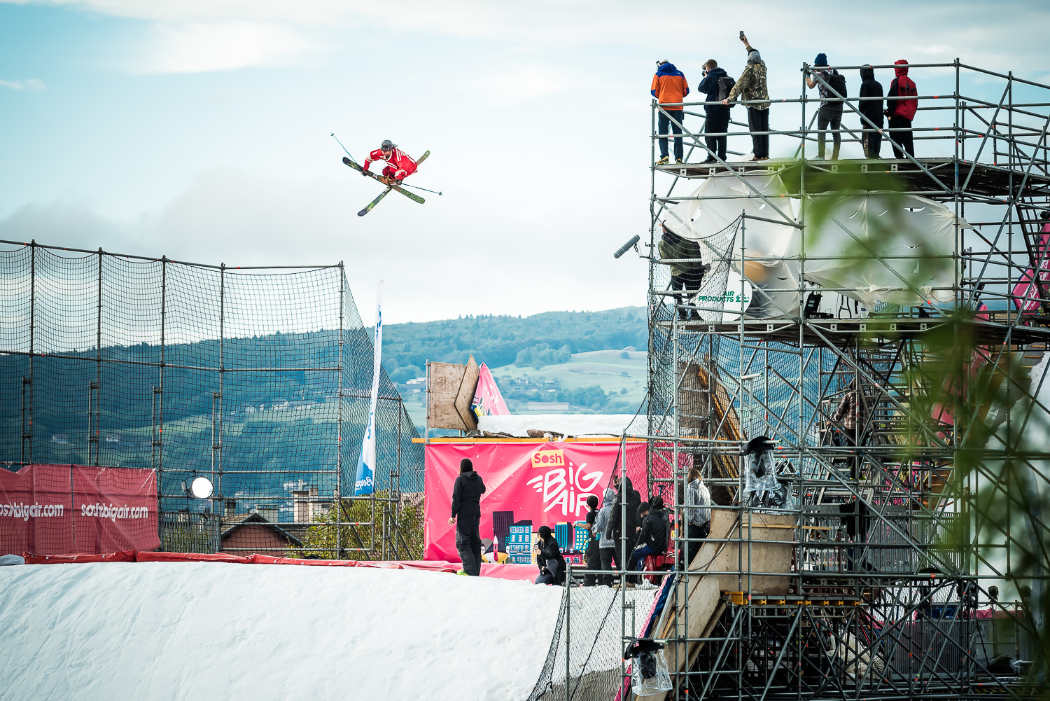 Henrik Harlaut at the Soch Big Air event in Annecy, France.
