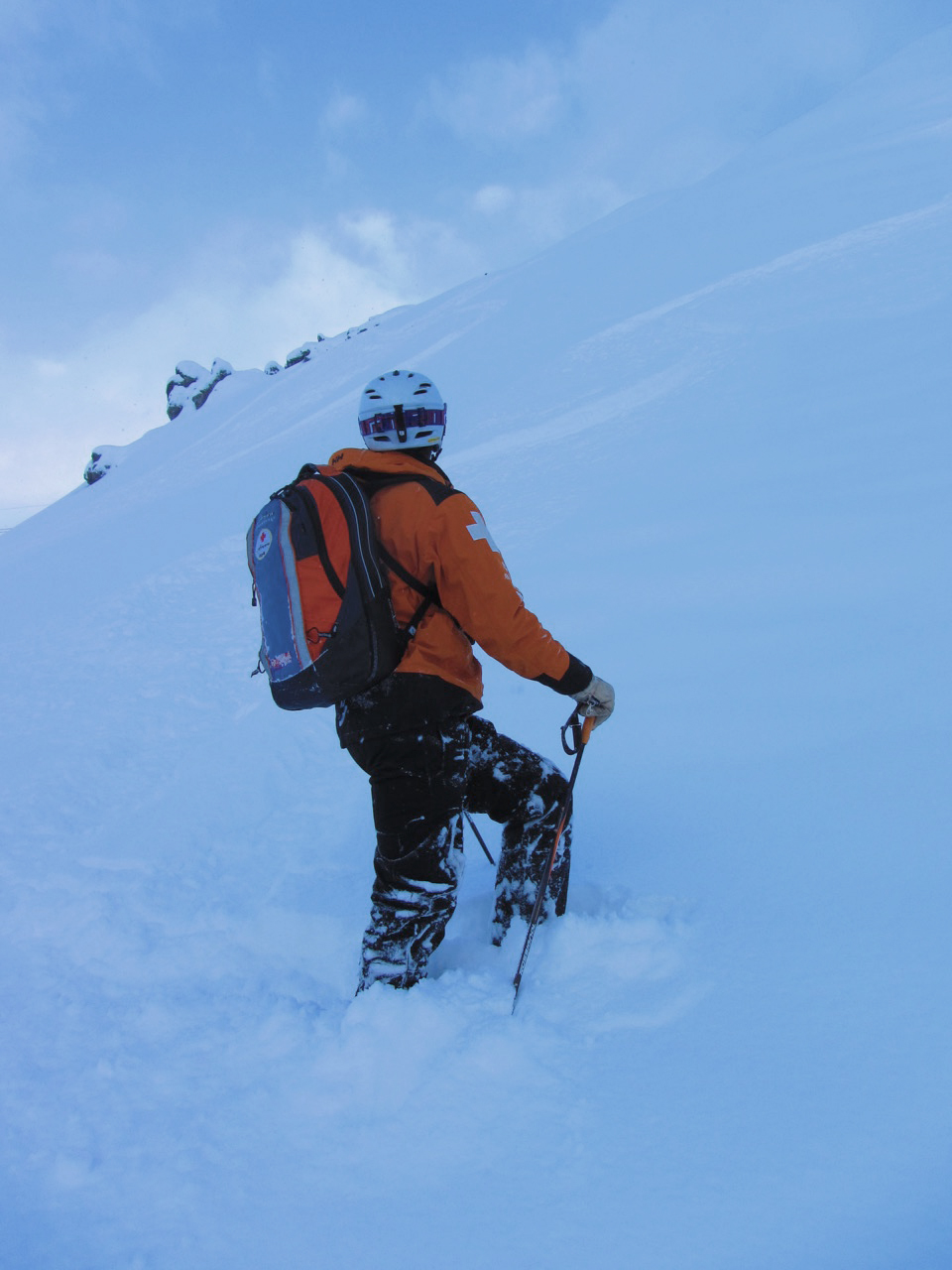 Silvan Büchel on patrol