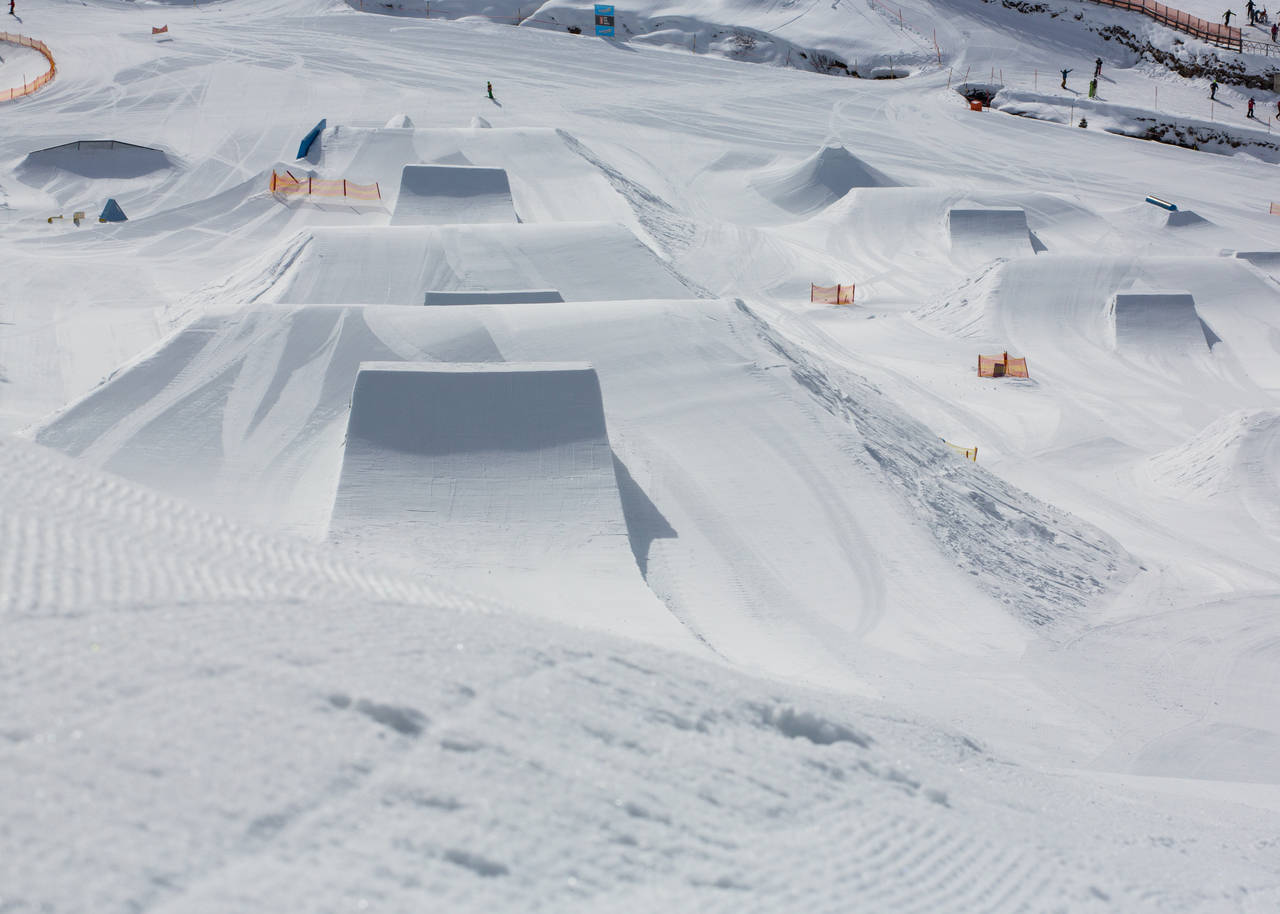 Pro Line of the Vans Penken Park Mayrhofen by Patrick Steiner