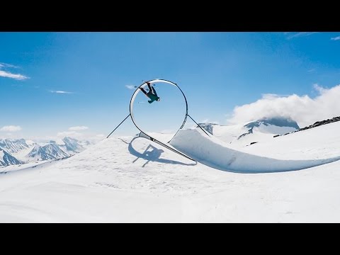 Jesper Tjäder takes on a full loop slide for Supervention 2