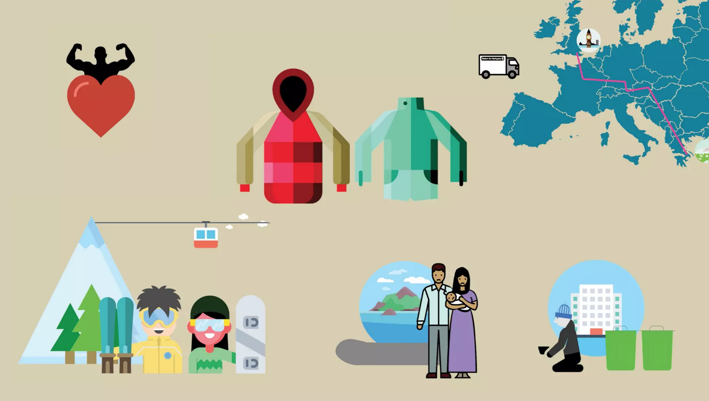 Riders for Refugess - Jacket Drop Greece thumbnail