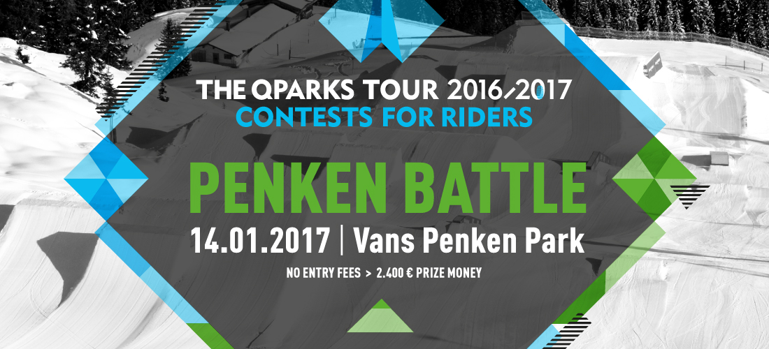 QParks Freeski Tour Penken Battle Flyer