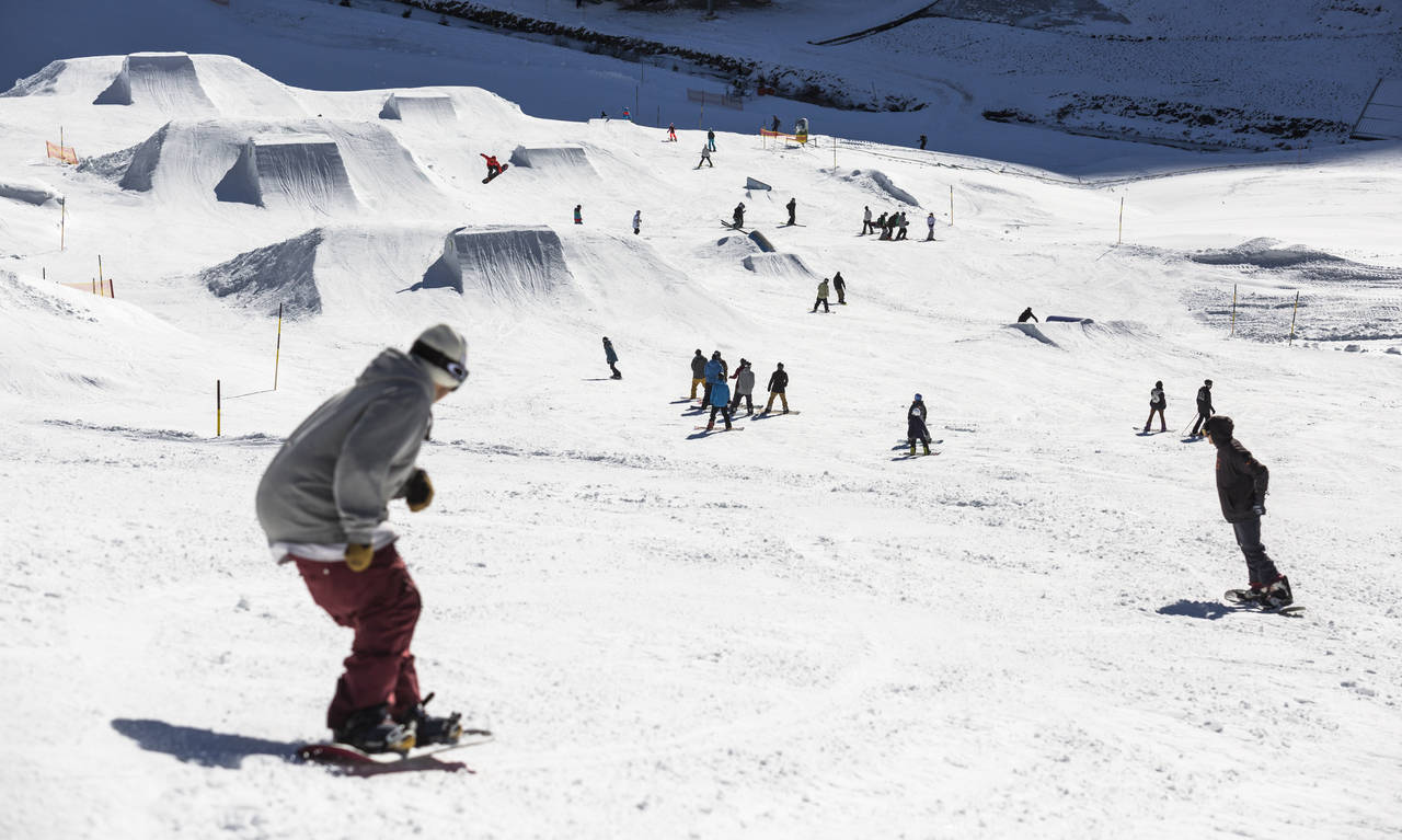 The Vans Penken Park early season set up looking prime; captured by Roland Haschka