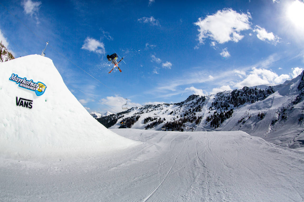 Mathias Kranebitter enjoying some air-time captured by Patrick Steiner