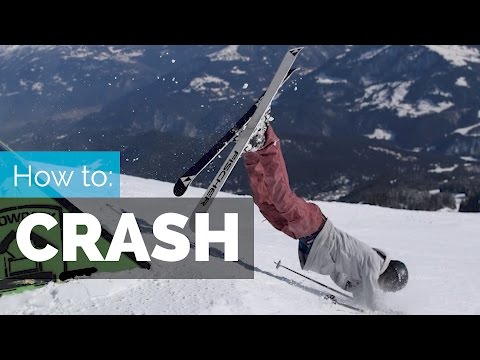 HOW TO CRASH ON SKIS | 4 FALLING TECHNIQUES Thumbnail