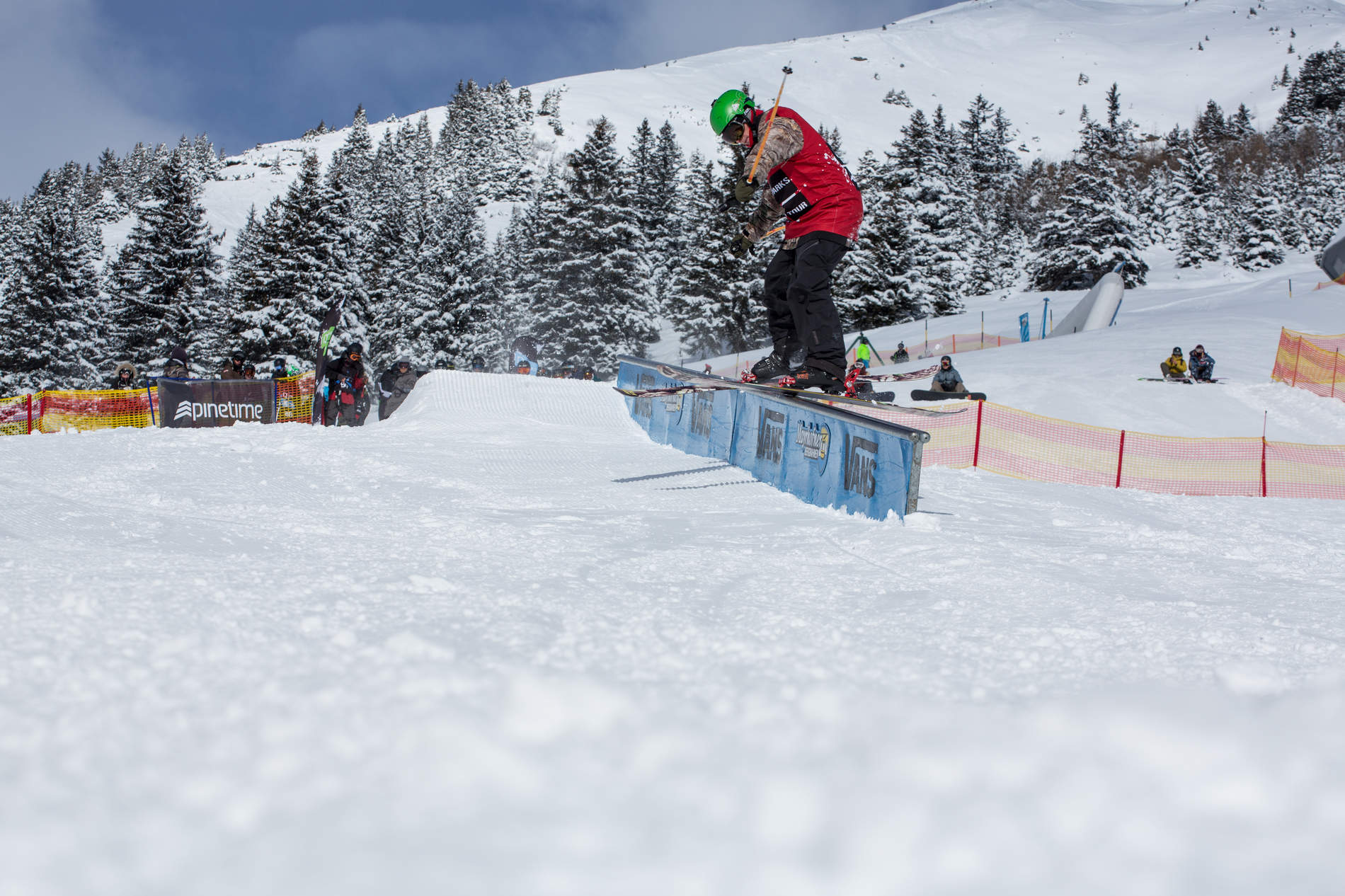 Manuel Pfeifer enjoying the beautiful weather captured by Patrick Steiner