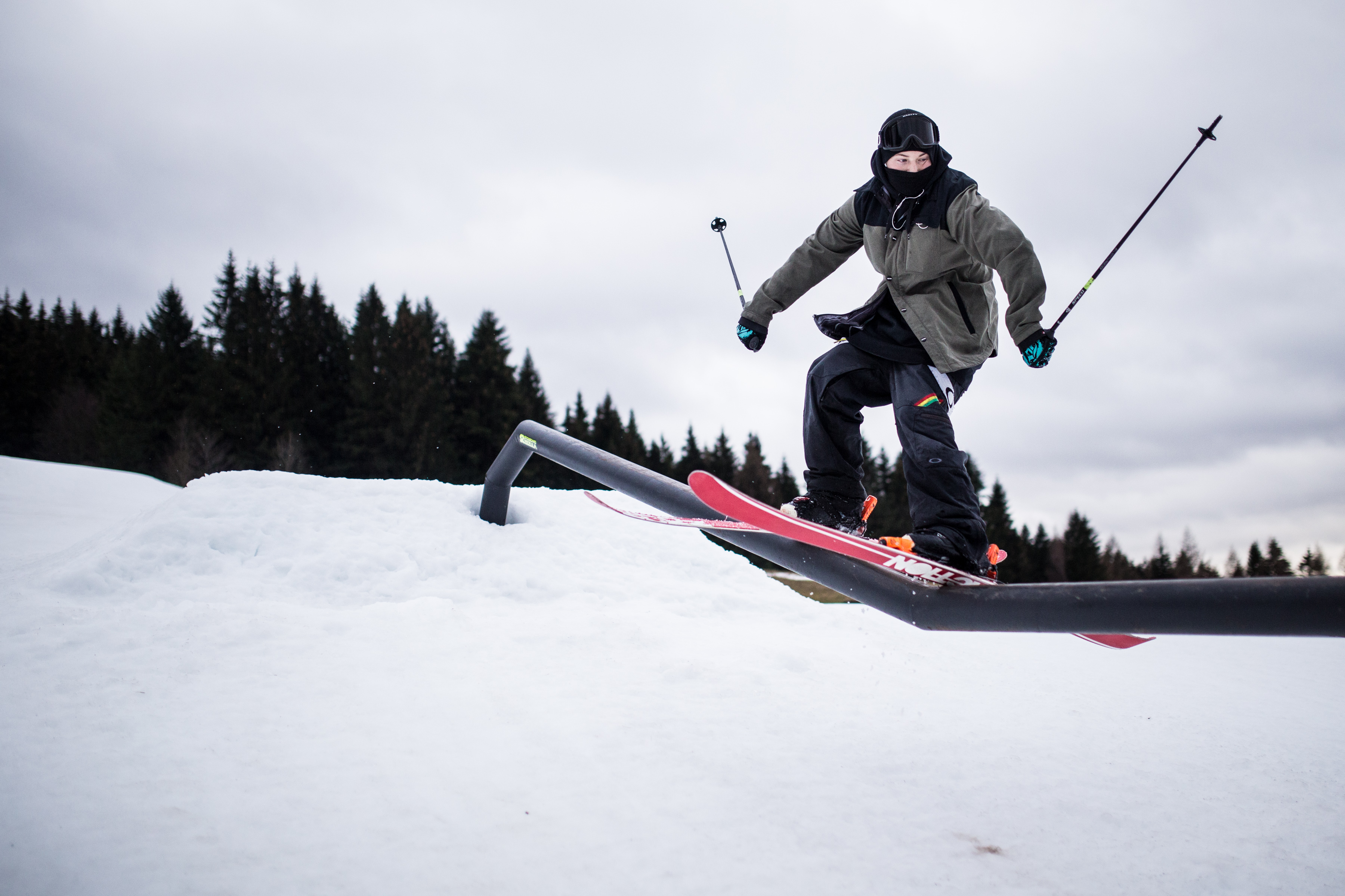 Coach Richie Jurecka at the SatisFaction Ski camp