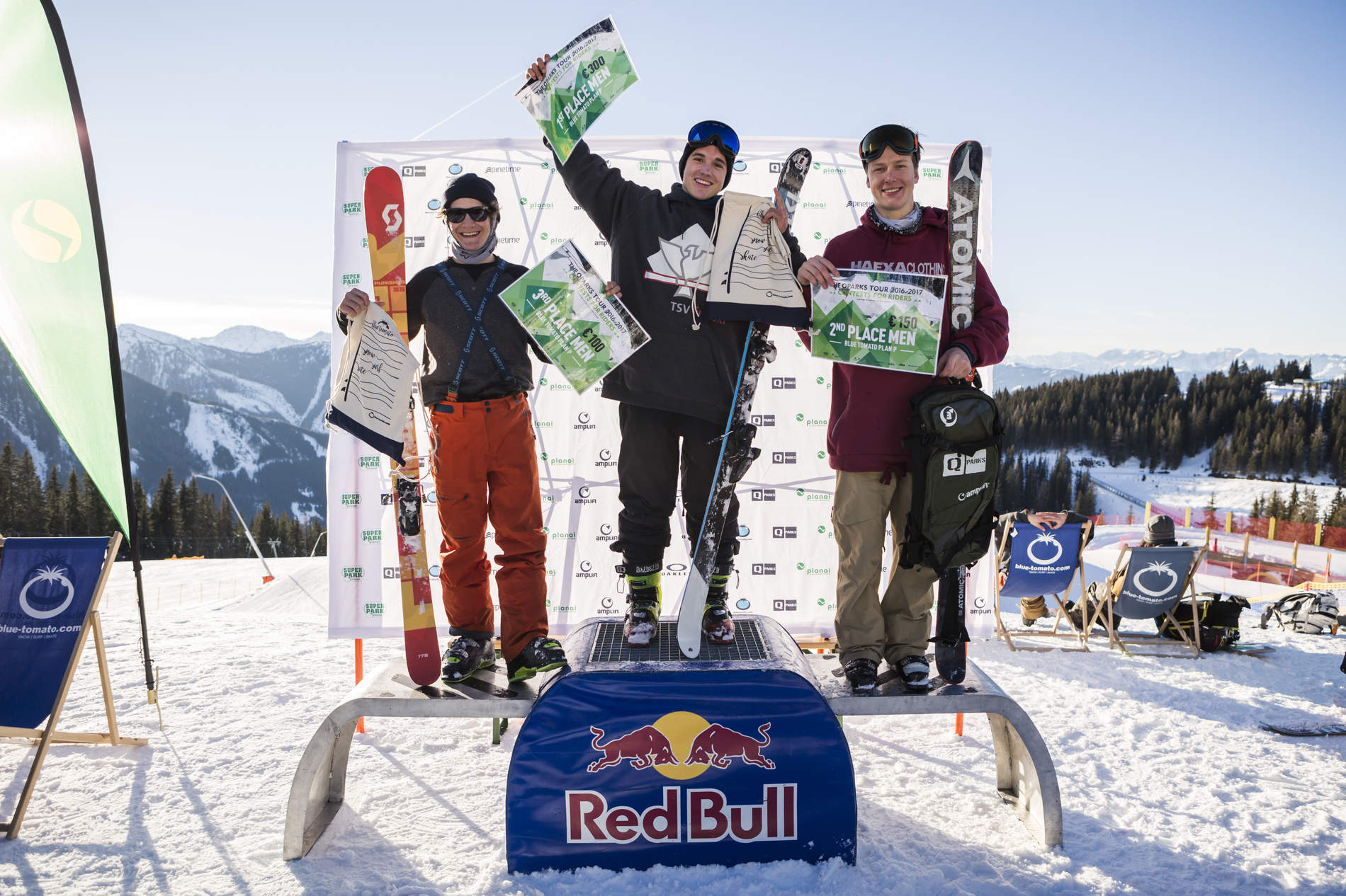 Freeski Men's Podium Plan P. Photo: Roland Haschka