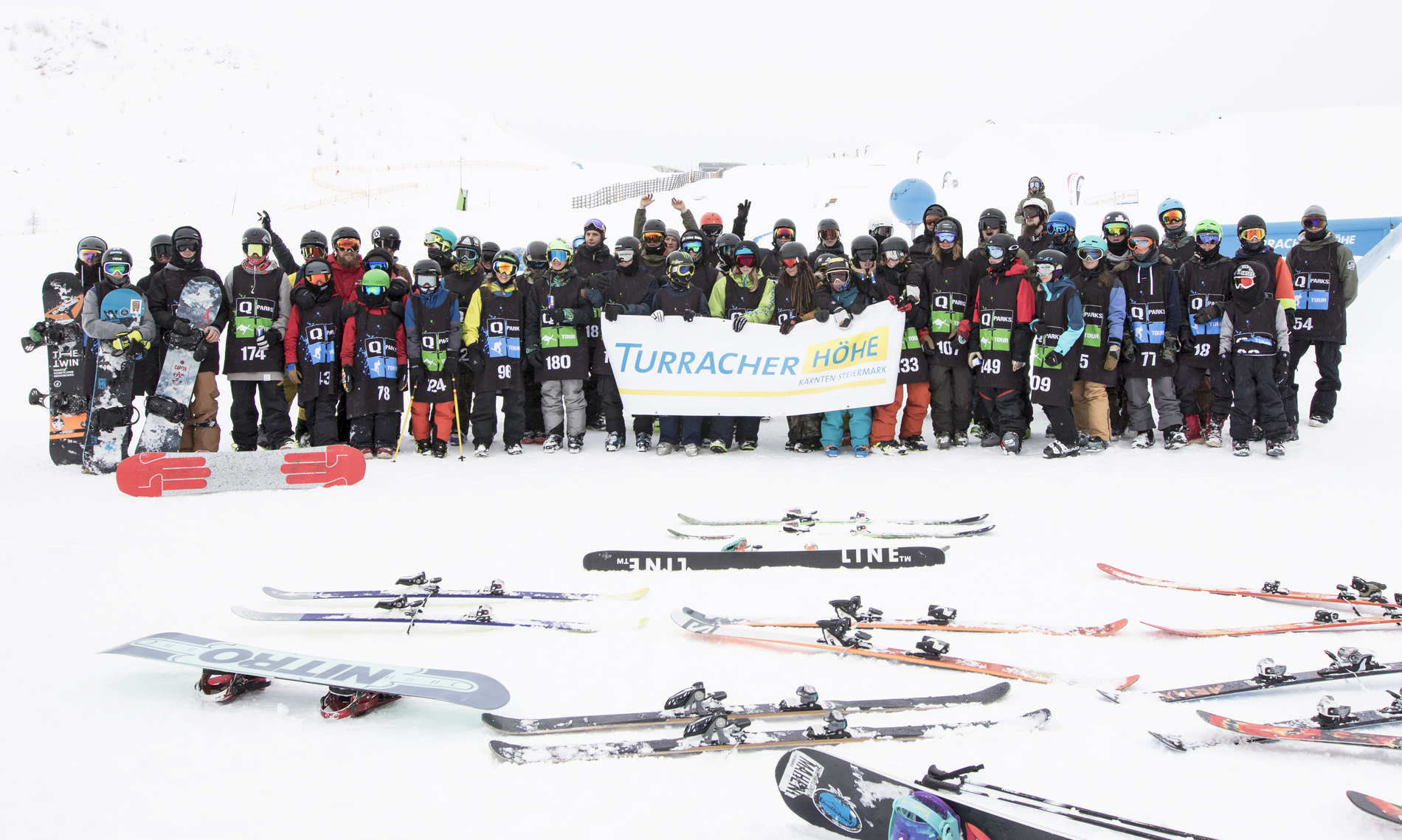 Everybody had a blast at Knock'n'Rock for the QParks Freeski Tour 2017