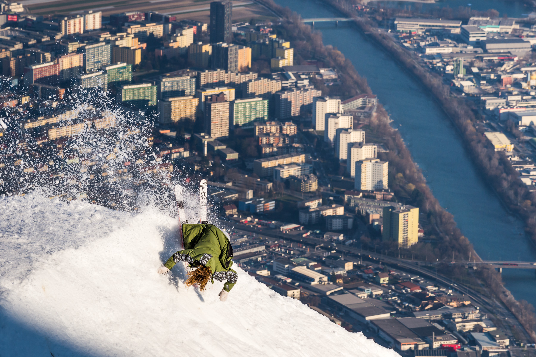 Lucas Stal-Madison styling in-front of an astonishing Innsbruck backdrop