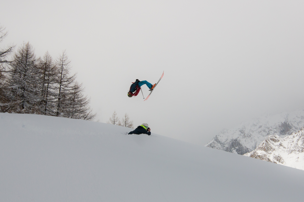 Backflips are always welcome at the 2017 Click on the Mountain