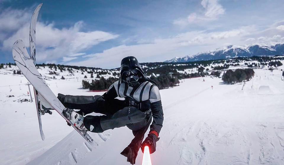 What's your Force brings lightsaber to the ski slopes