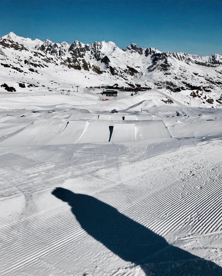 The medium jump line at the Kaunertal Spring Classics