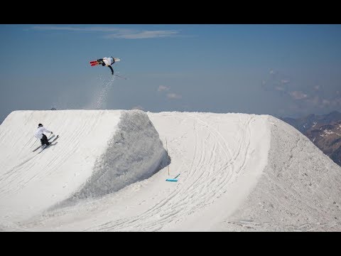 Crapules is invading the summer snowpark of Les 2 Alpes