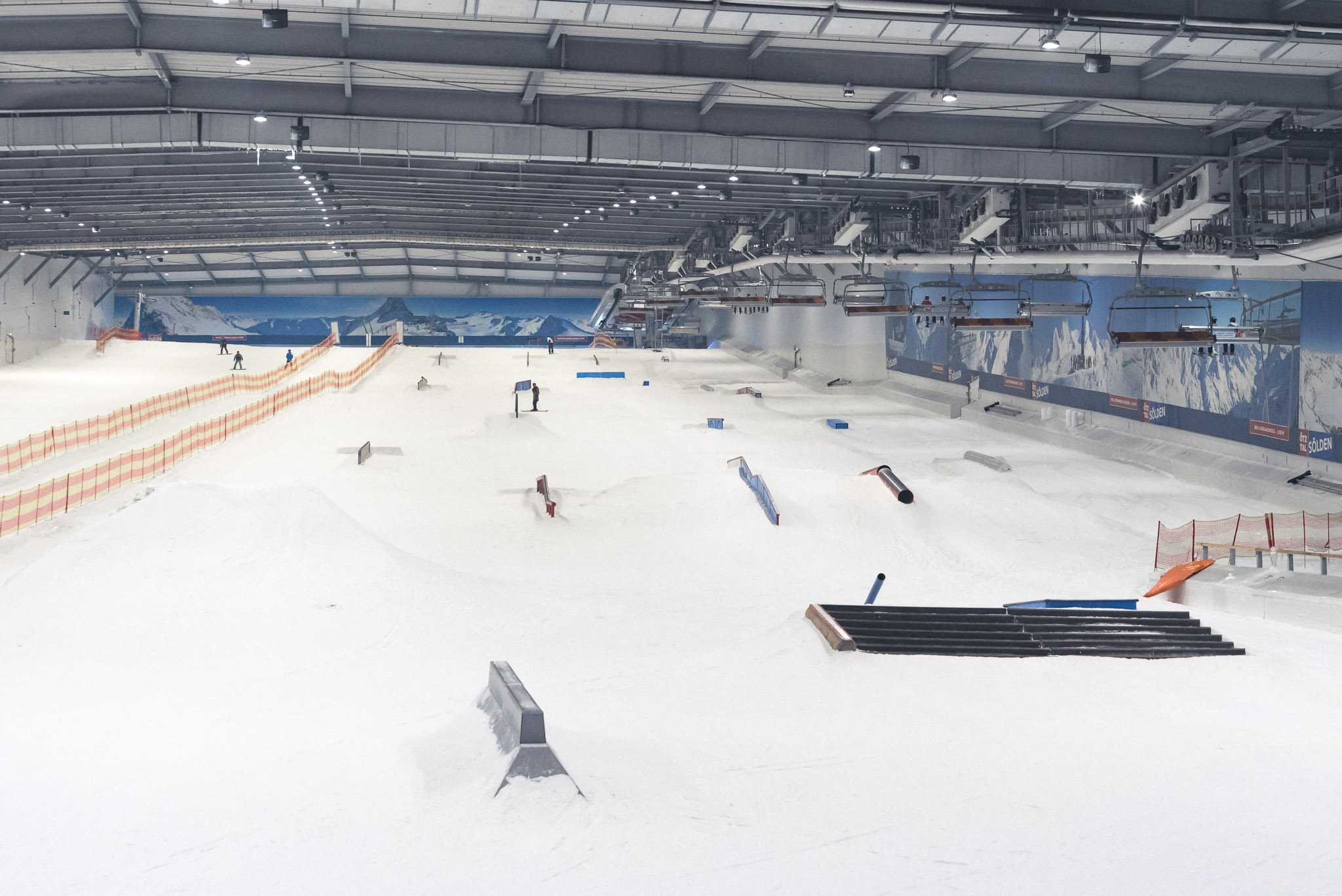 The rail garden at Snow Park Bispingen looks amazing