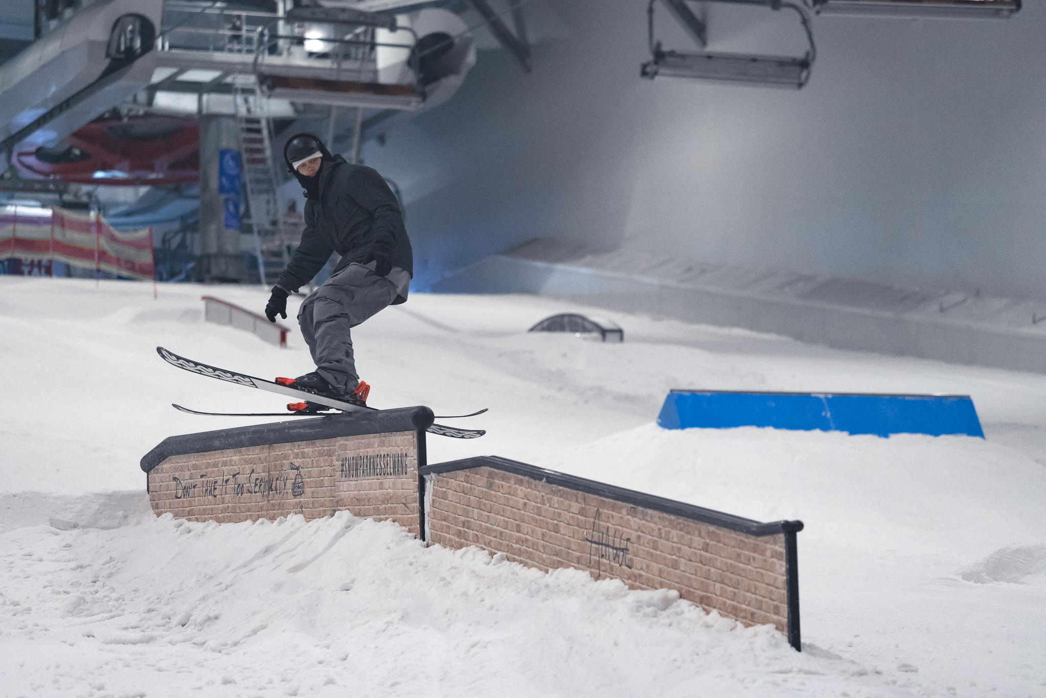 Torge Nagel definitely enjoys himself at his home playground