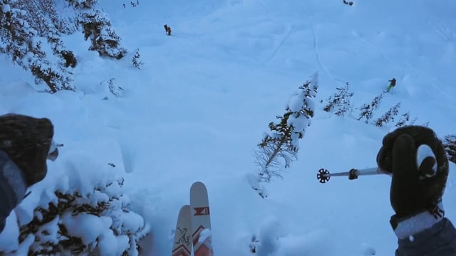 Keeping up with Eric Hjorleifson in the backcountry is not an easy task, but it is damn fun to watch.