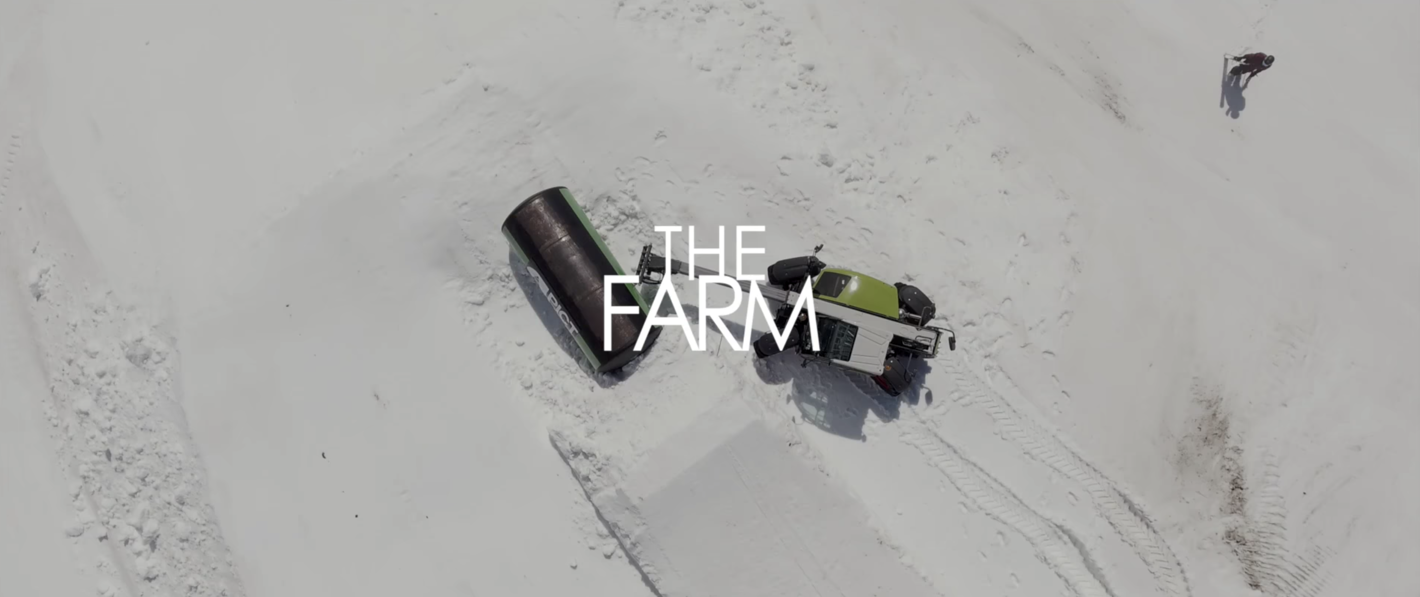 The Farm features agriculture, tractors, cows and of course skiing. Dive in and ski THE FARM together with Vincent Maharavo.