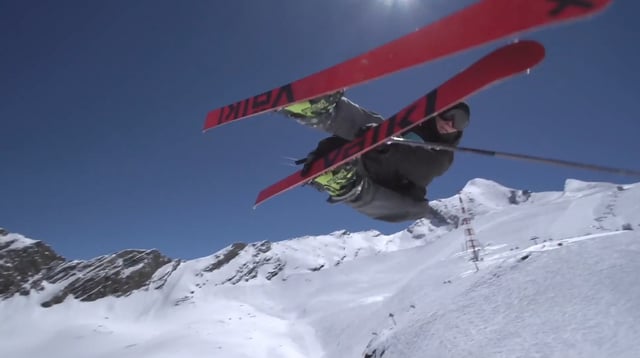 Tom Ritsch skiing Snowpark Kitzsteinhorn