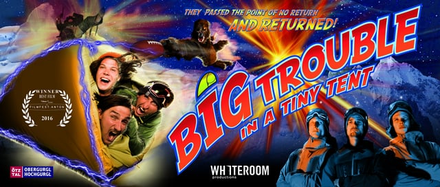 Big trouble in a tiny tent shows a different approach to ski films. Featuring an adventurous story, rather than hardcore ski action.