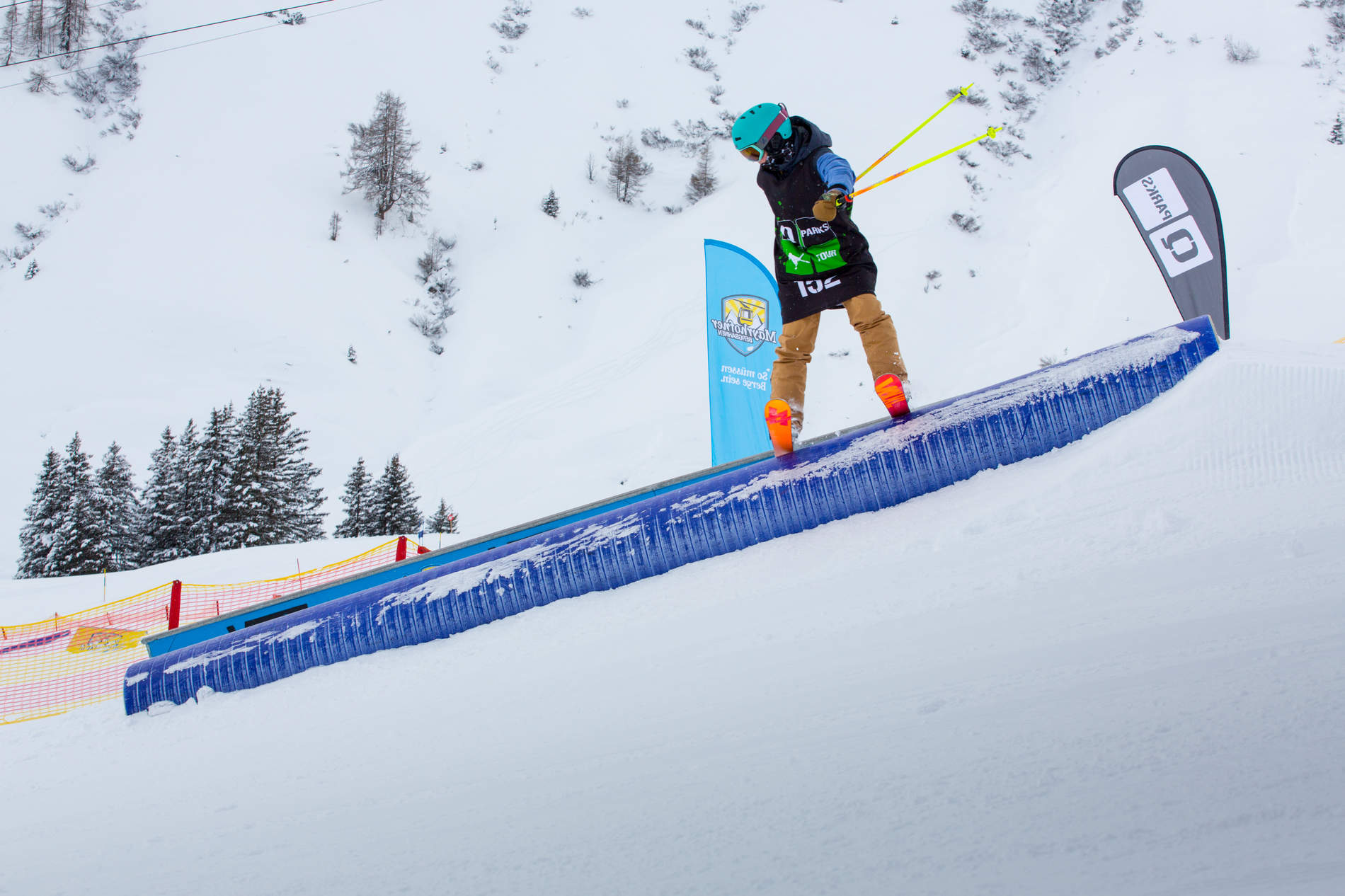 Penken Battle, QParks, Freeski Tour, Mayrhofen, competition, park, jumps, rails, downdays