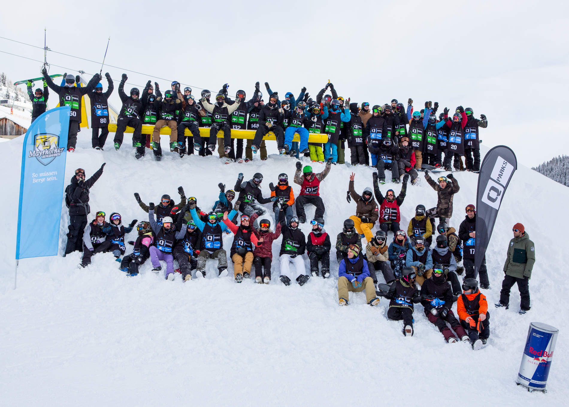 Penken Battle, QParks, Freeski Tour, Mayrhofen, competition, park, jumps, rails, downdays