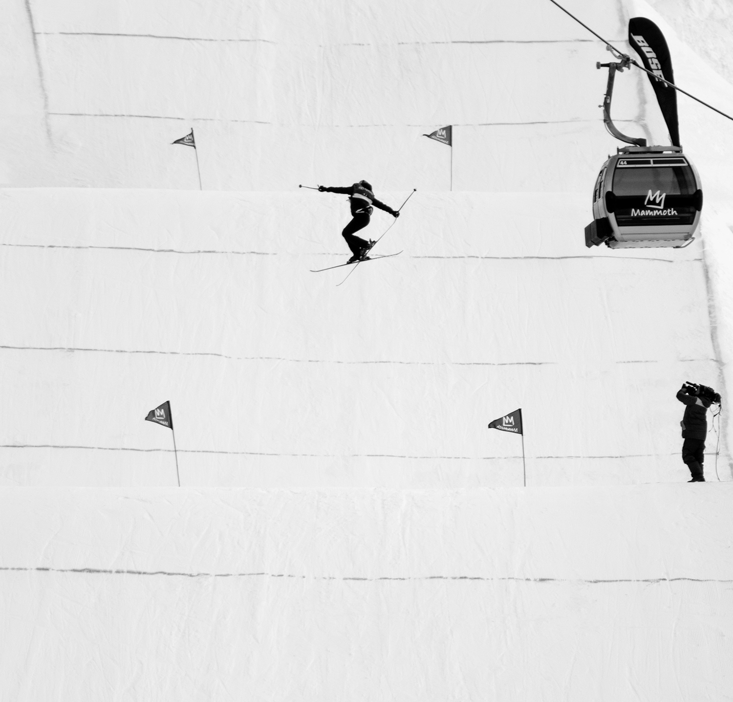 Lisa Zimmermann at Mammoth Mountain by Elmar Bossard