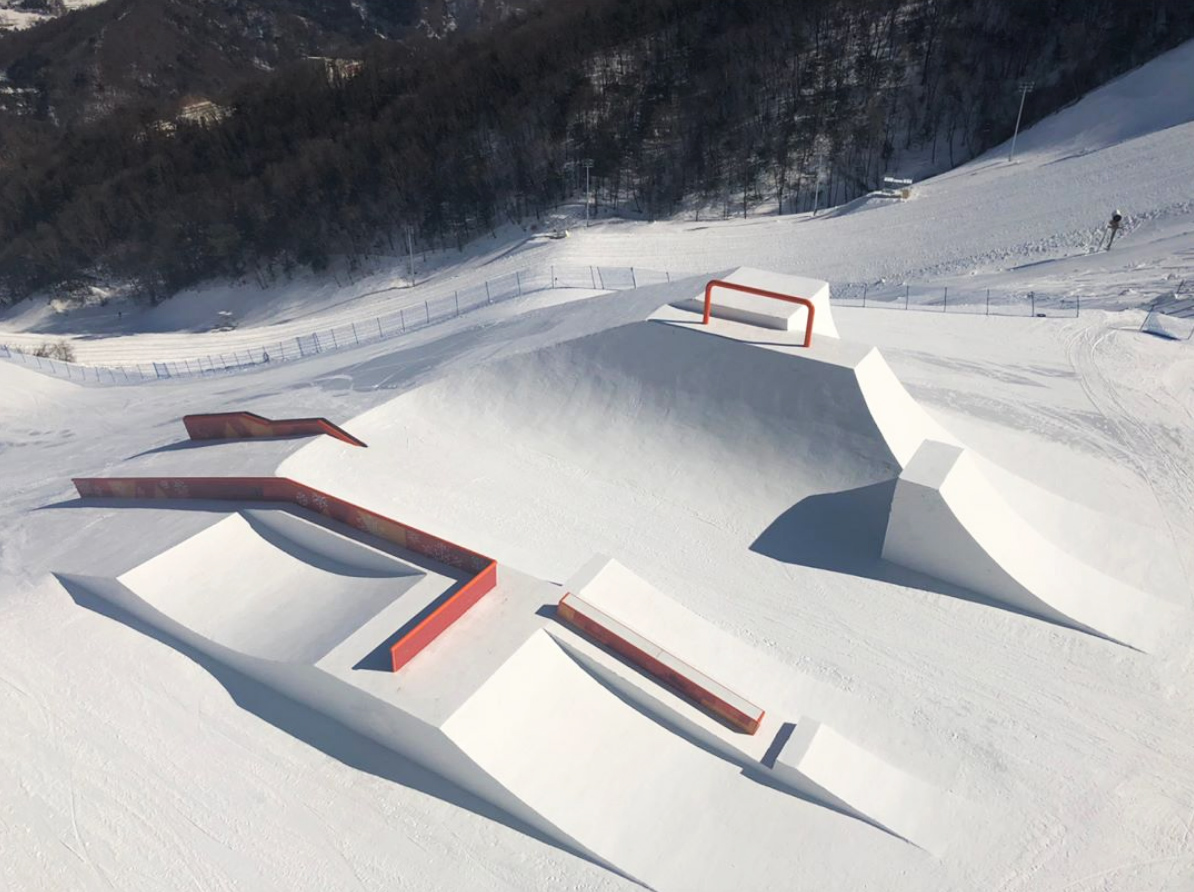Olympic Slopestyle Cours 2018 Pyeongchang