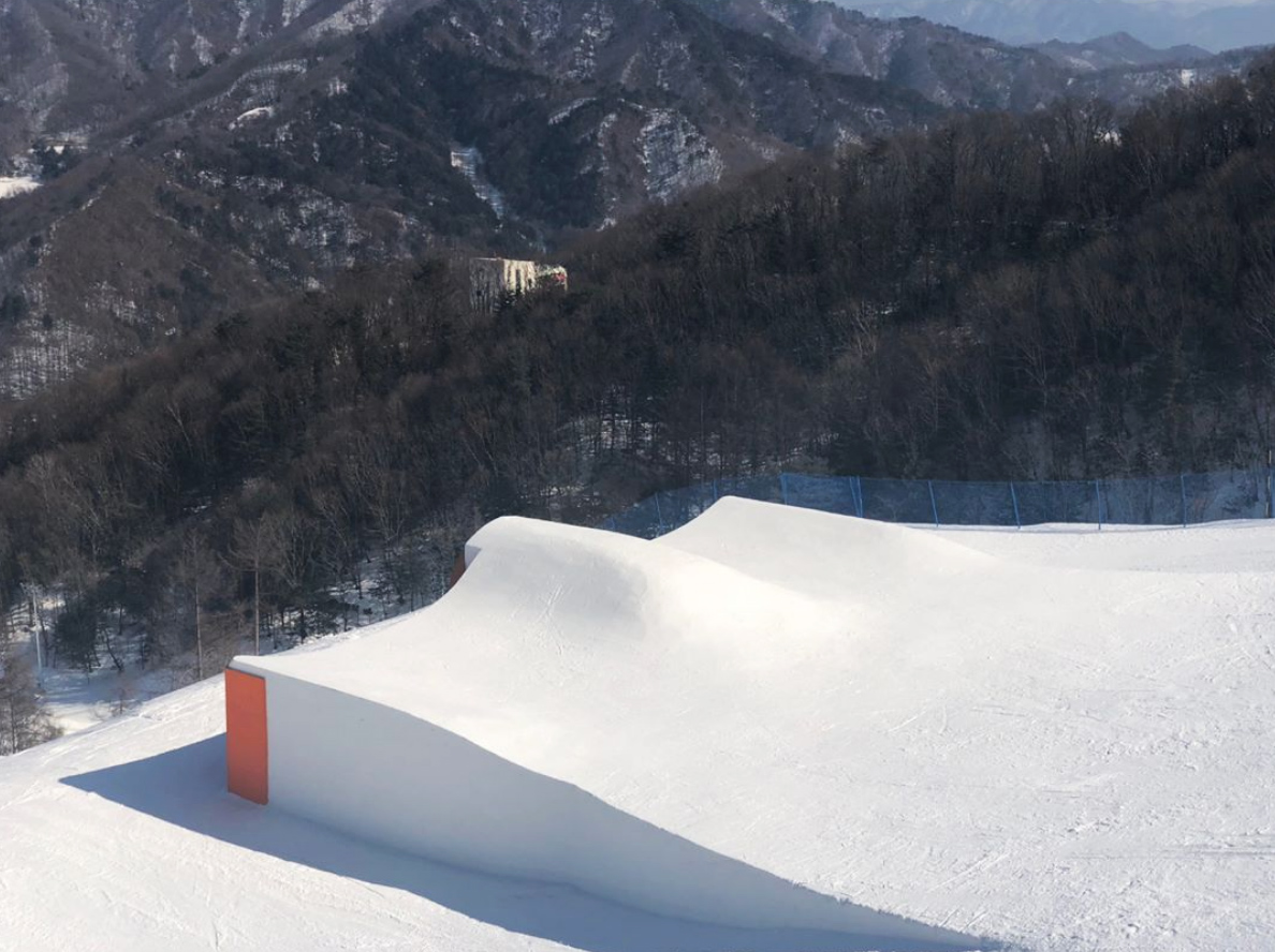 Olympic Slopestyle 2018 Pyeongchange course