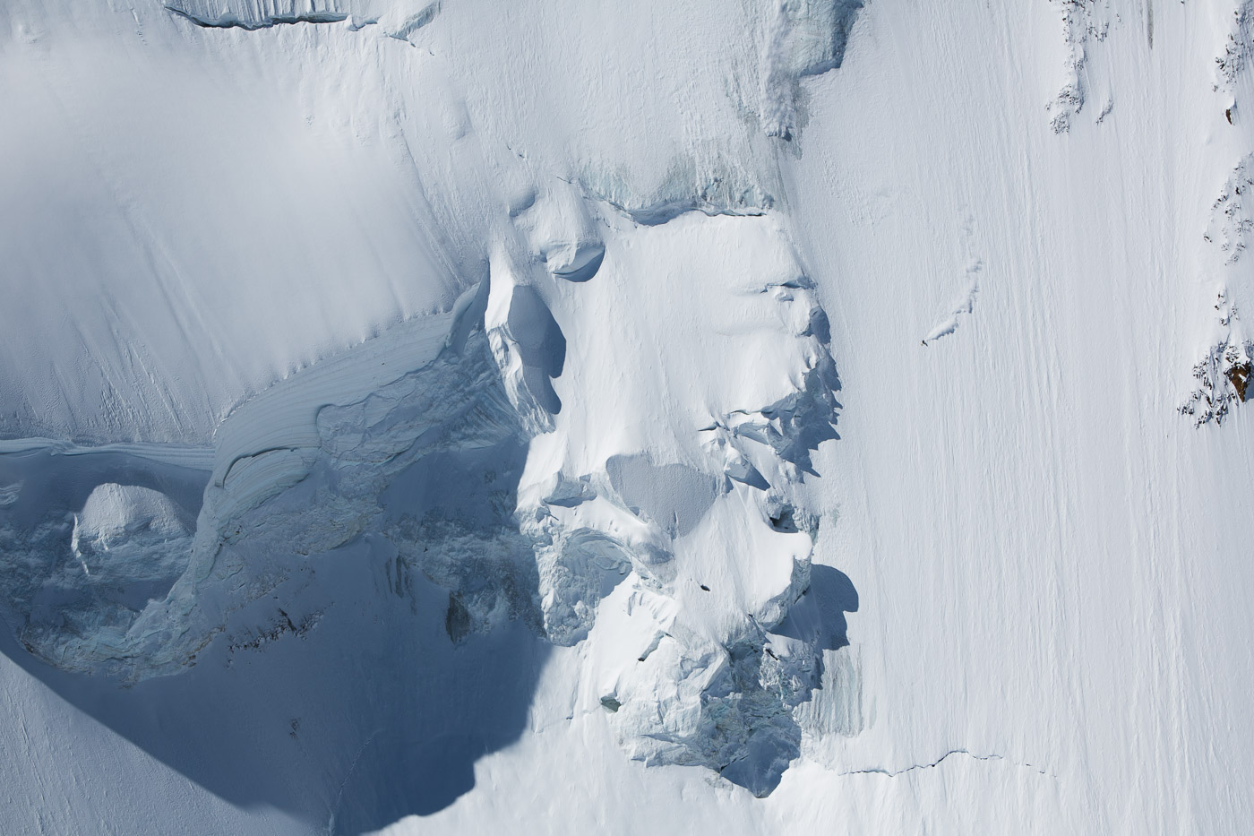 Sam Anthamatten skis a big descent on the Hohberghorn in Switzerland. Photo: Tero Repo