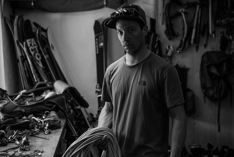 Sam Anthamatten. Photo by Tero Repo published in Downdays Magazine Winter 2018 issue.