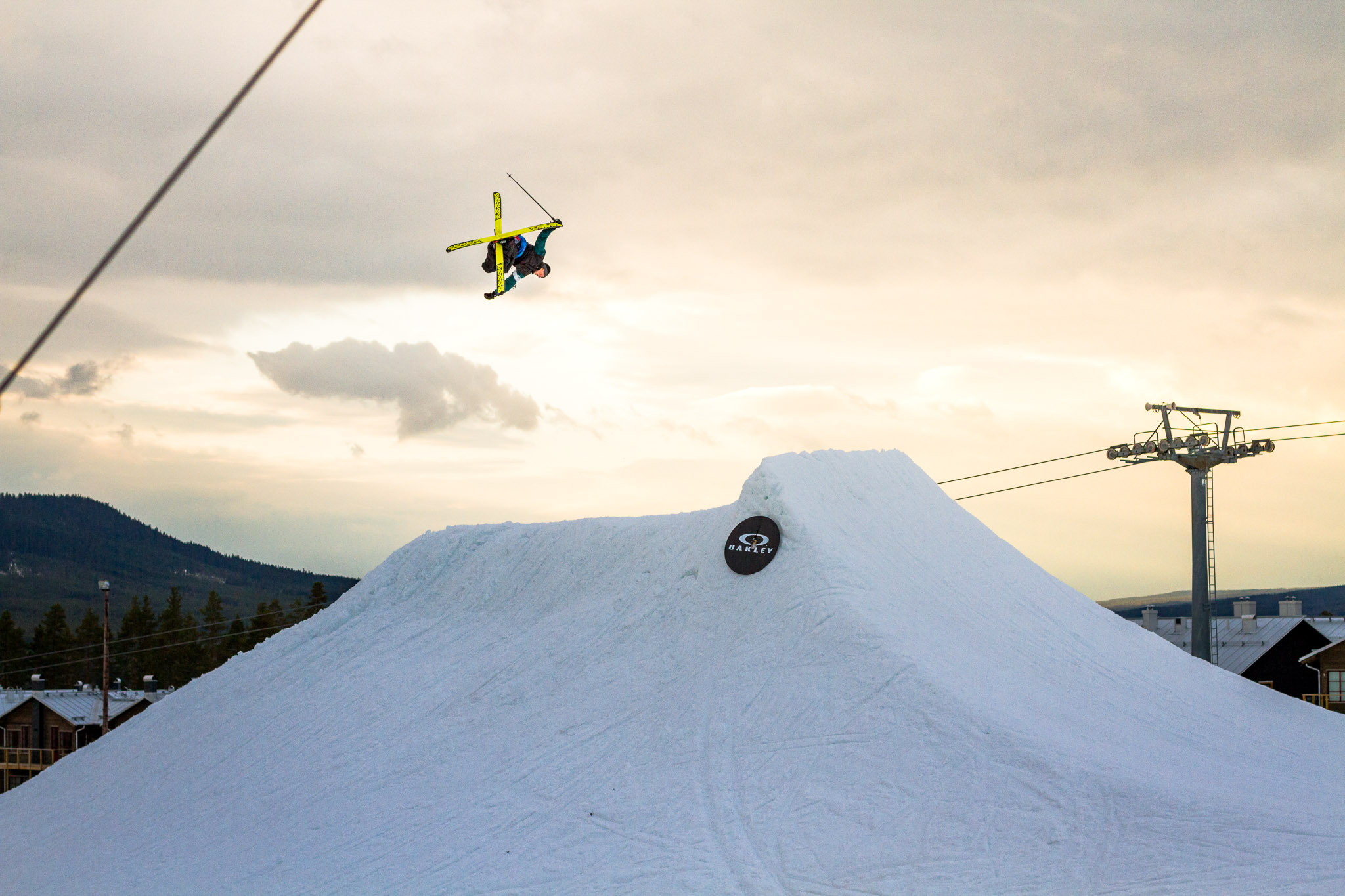Colby Stevenson switch 540 at Kimbo Sessions 2018 in Kläppen, Sweden.