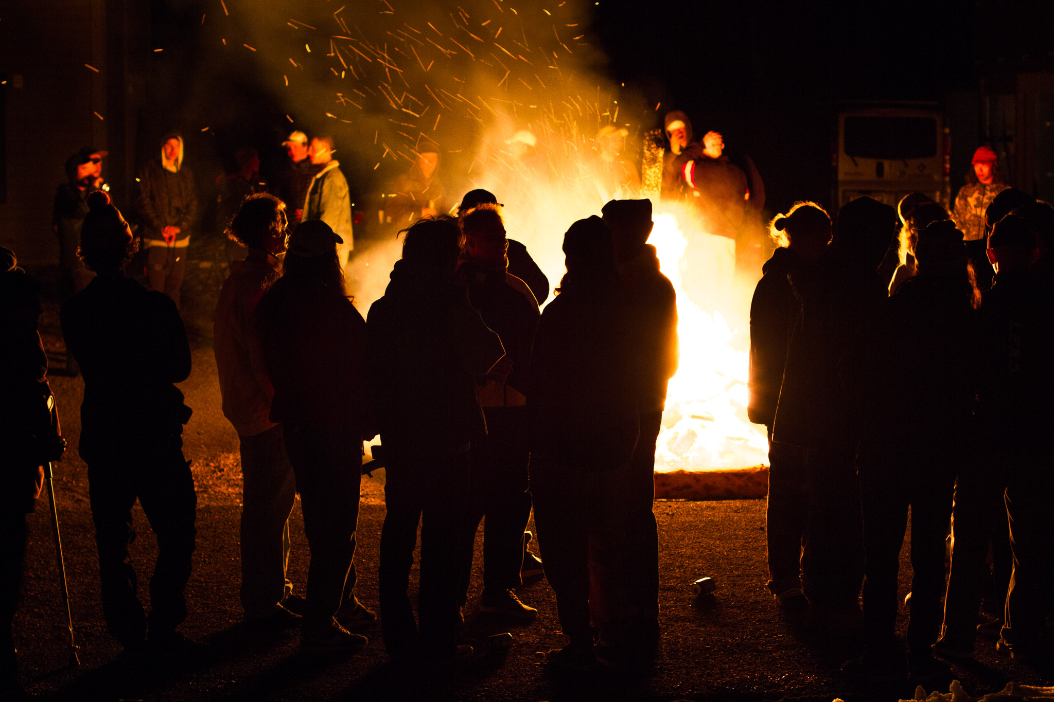 Valborg bonfire at Kimbo Sessions 2018