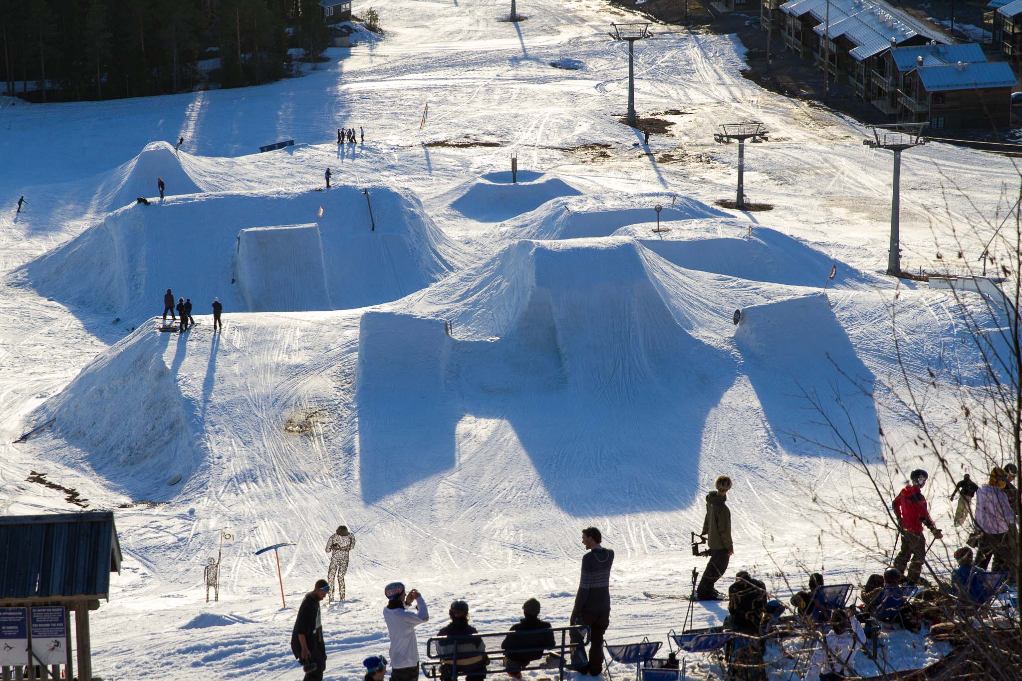 The terrain park at Kimbo Sessions 2018