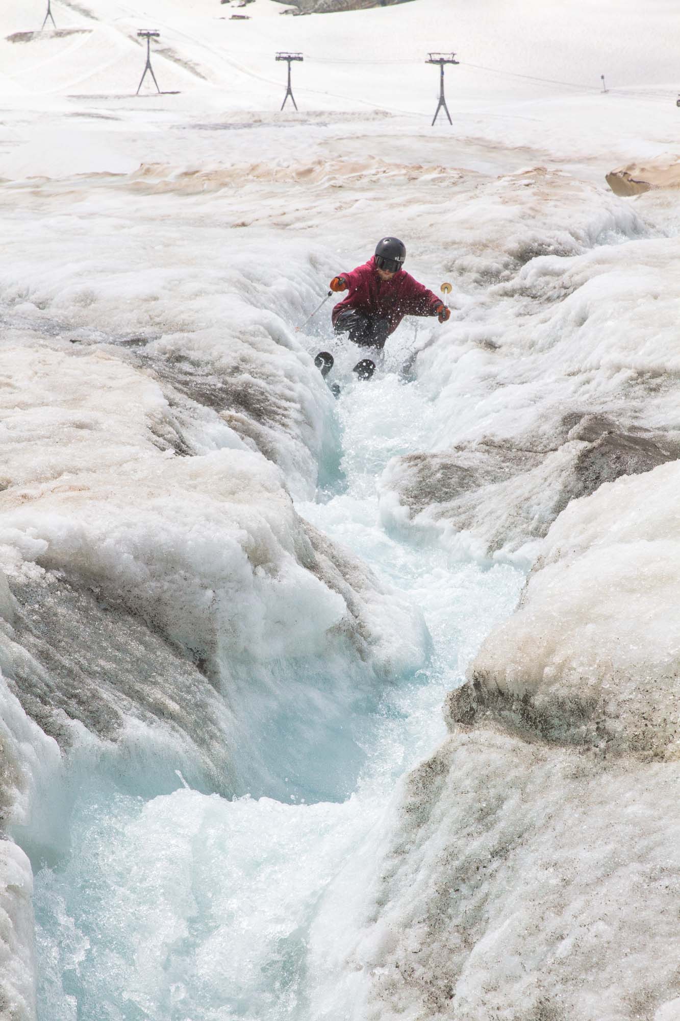 Sämi Ortlieb, waterskiing, Zermatt, Downdays, Ethan Stone