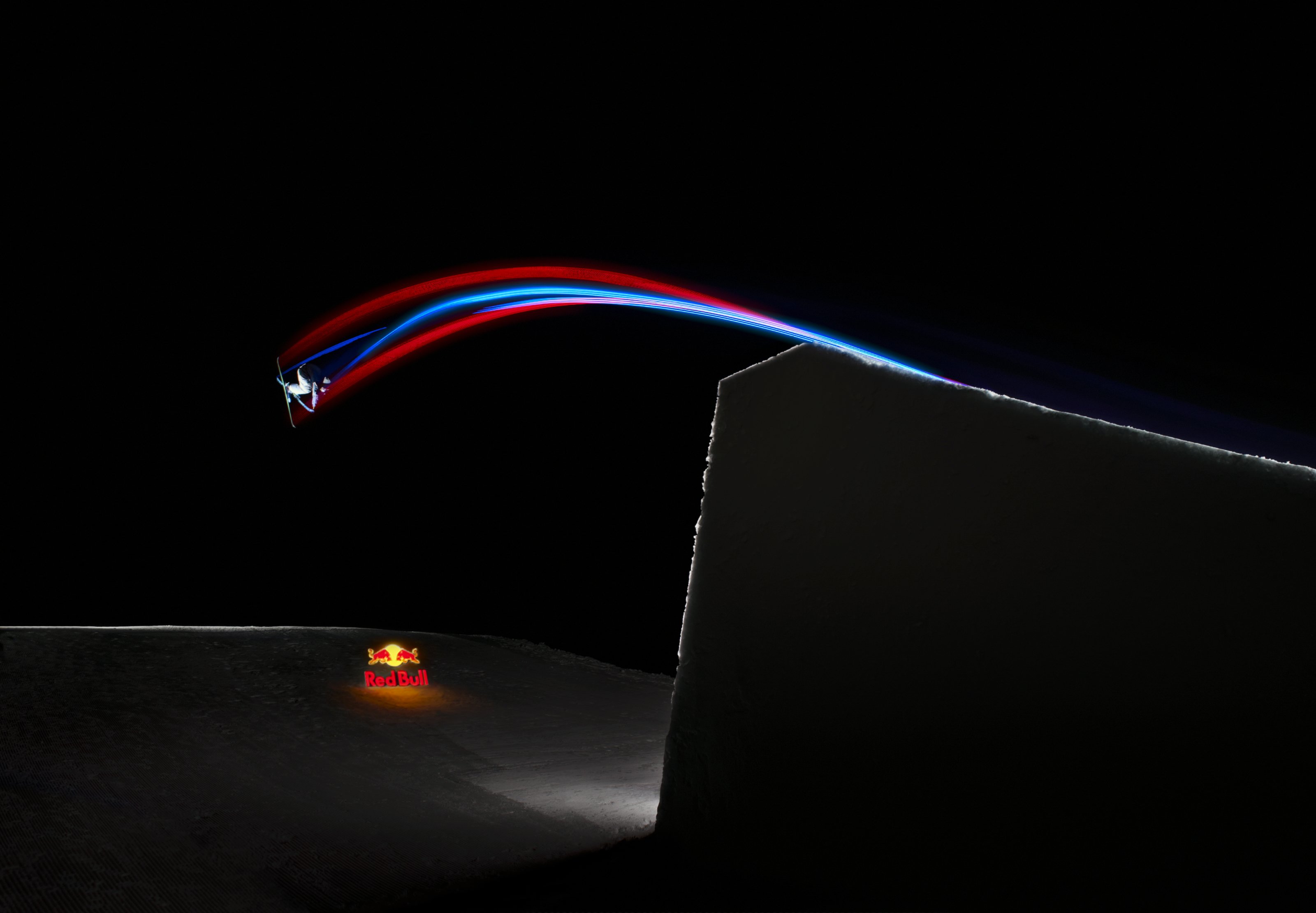 Elias Ambühl performs during the Red Bull Ambühlivable project in Arosa, Switzerland on March 28th, 2012