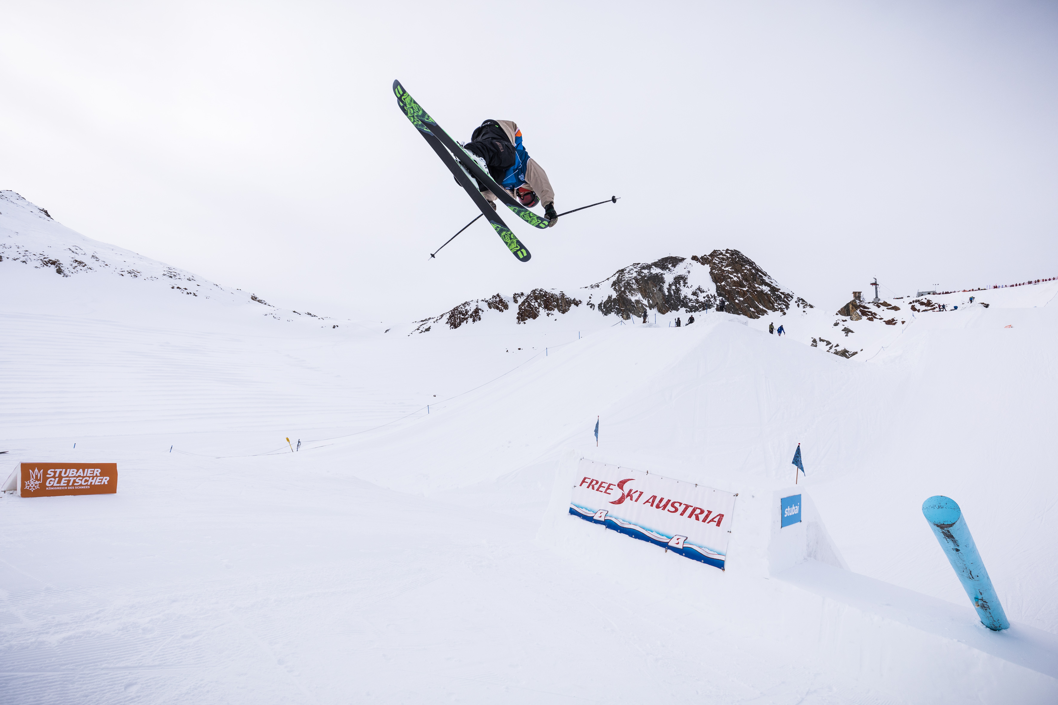 Henrik Harlaut at the 2017 Stubai Freeski World Cup Slopestyle