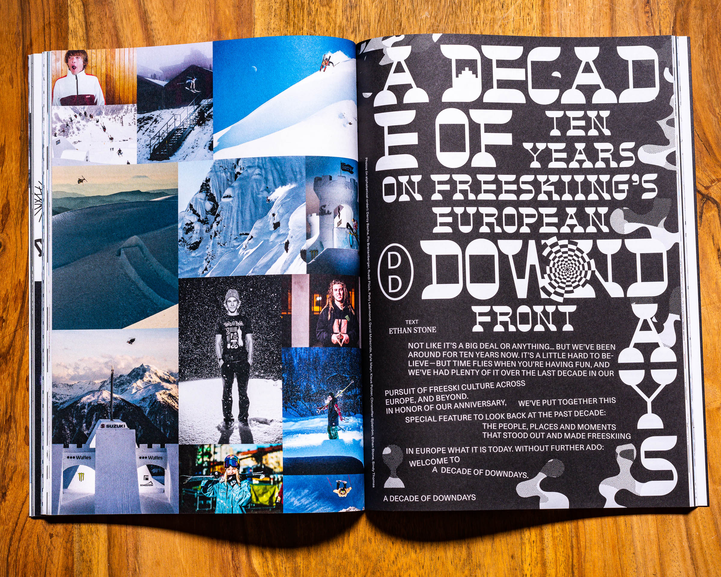 Downdays Winter 2019 magazine 10th anniversary special issue