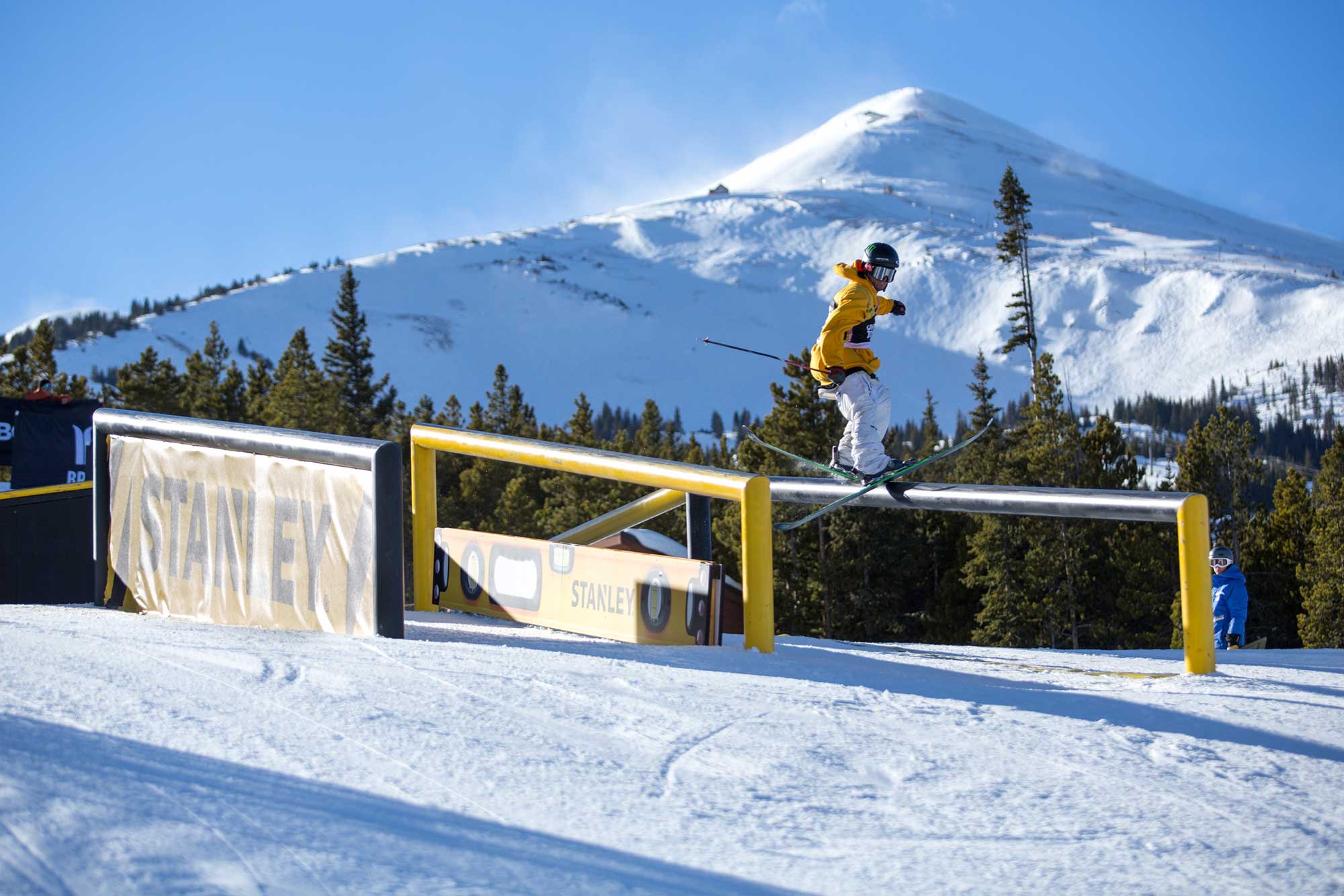 Henrik Harlaut competes in ski slopestyle at the 2018 Winter Dew Tour in Breckenridge, Colorado