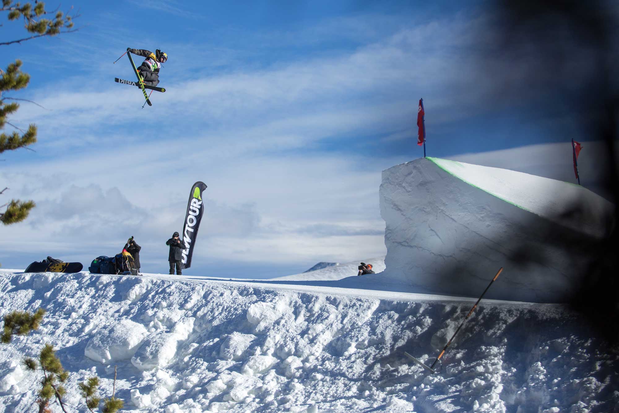 McRae Williams competes in ski slopestyle at the 2018 Winter Dew Tour in Breckenridge, Colorado