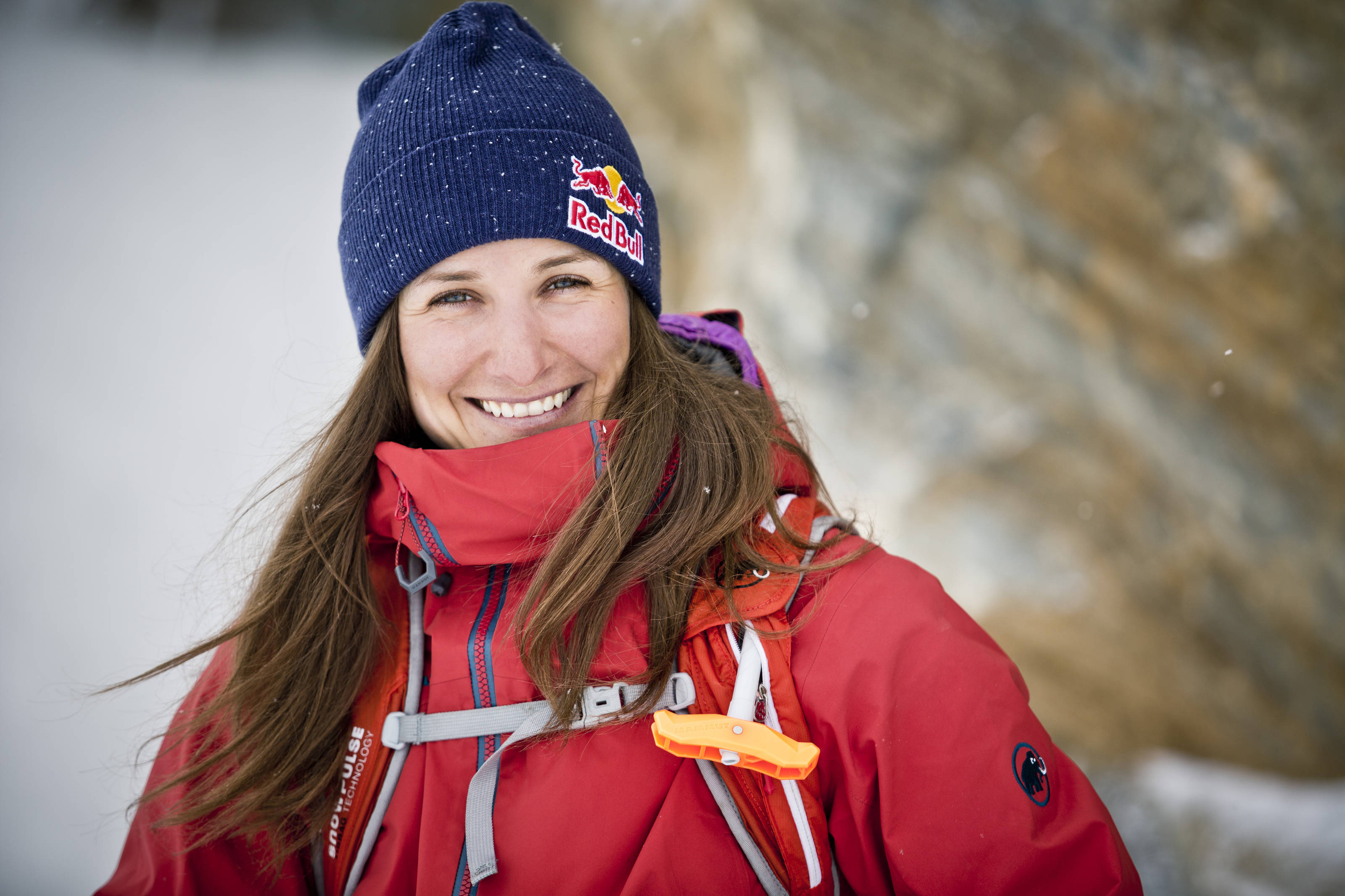 Freerider Nadine Wallner in her home region of Arlberg, Austria. Photo: Mirja Geh/Red Bull Content Pool