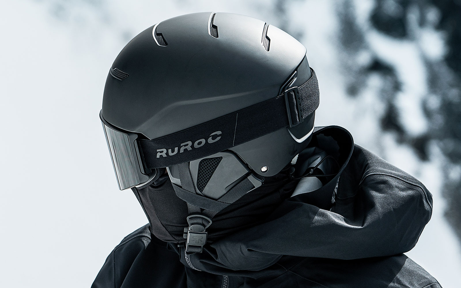 Ruroc  RG1-DX - The World's First Full Face Ski & Snowboard Helmet