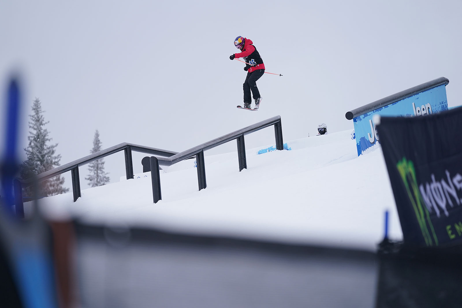 Eileen Gu competes in Womens Ski Slopestyle at the 2021 Winter X Games in Aspen, Colorado.
