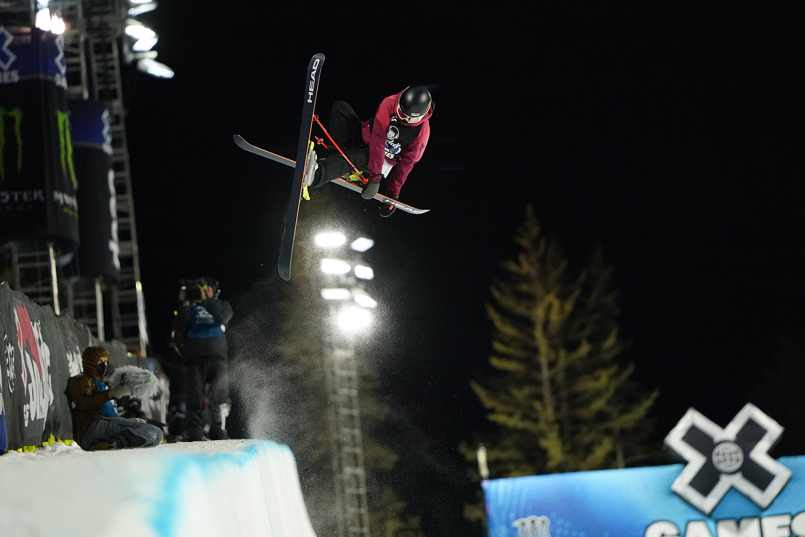 Zoe Aktin competes in Women's Ski Superpipe at Winter X Games 2021 in Aspen, Colorado.