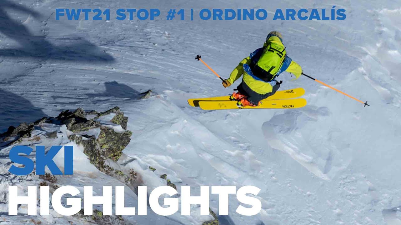 Freeride World Tour 2021 Ordino Arcalis ski highlights