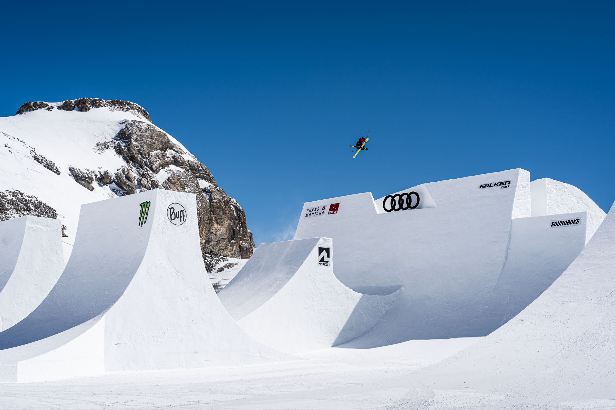 Hannes Rudigier at the 2021 Audi Nines in Crans-Montana, Switzerland